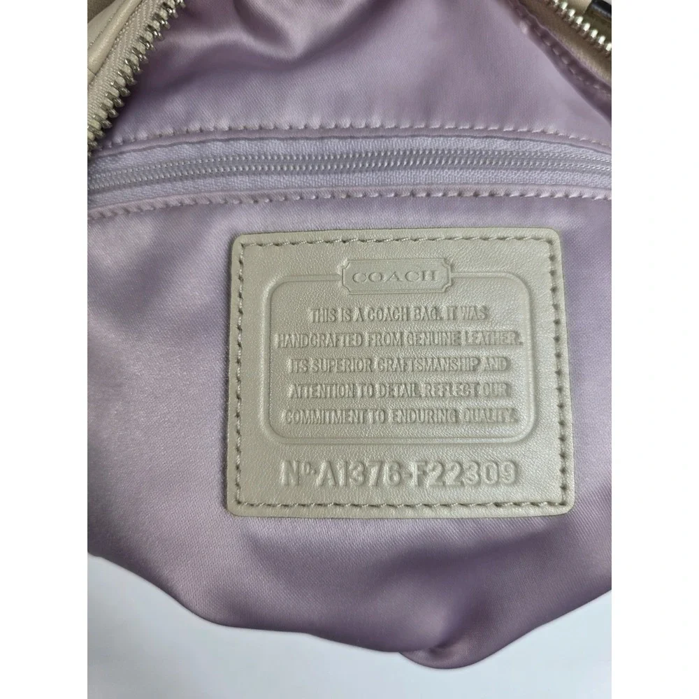 Coach Kristin‎ Large Hobo Shoulder Bag In Champagne A1376-F22309